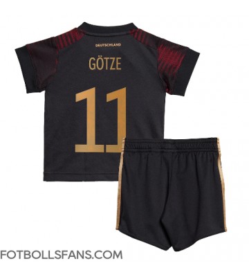 Tyskland Mario Gotze #11 Replika Bortatröja Barn VM 2022 Kortärmad (+ Korta byxor)